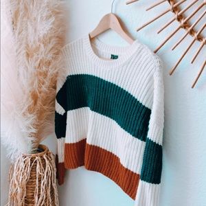 COPY - MOON & MADISON stripped knit sweater